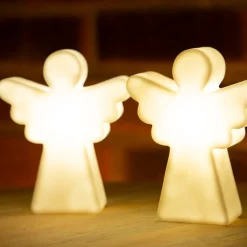 New Shining Angel Micro LED Akkuleuchte Weihnachtsbeleuchtung|Dekoration