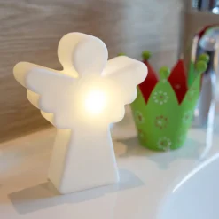 New Shining Angel Micro LED Akkuleuchte Weihnachtsbeleuchtung|Dekoration