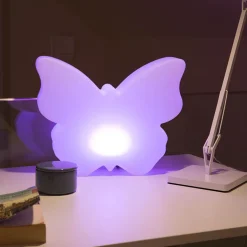 New Shining Butterfly RGB LED Dekoleuchte Kinder Dekoration|Dekorative Leuchten