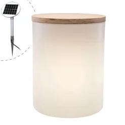 Online Shining Drum LED Solar- / Dekoleuchte Gartenmöbel|Lichtmöbel