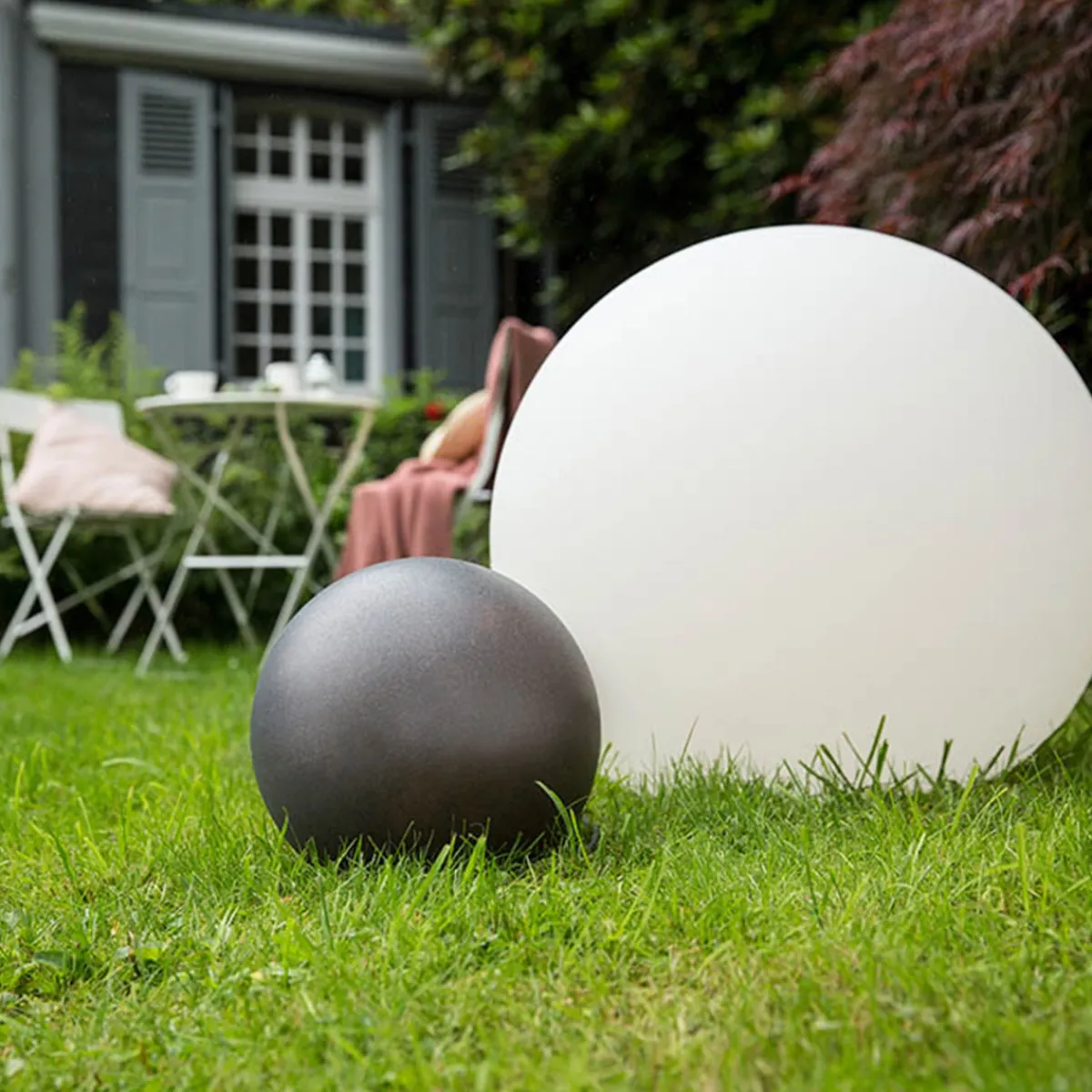 Discount Shining Globe LED Solar- / Dekoleuchte, Ø: 60 cm Terrassen|Hauseingänge