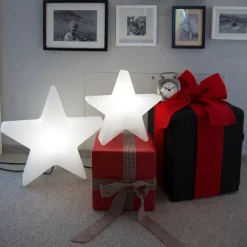 Hot Shining Star Dekoleuchte 40 und 60 cm, 2er-Set Weihnachtsbeleuchtung|Terrassen