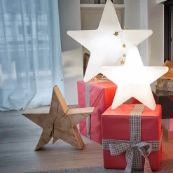 Hot Shining Star Dekoleuchte 40 und 60 cm, 2er-Set Weihnachtsbeleuchtung|Terrassen