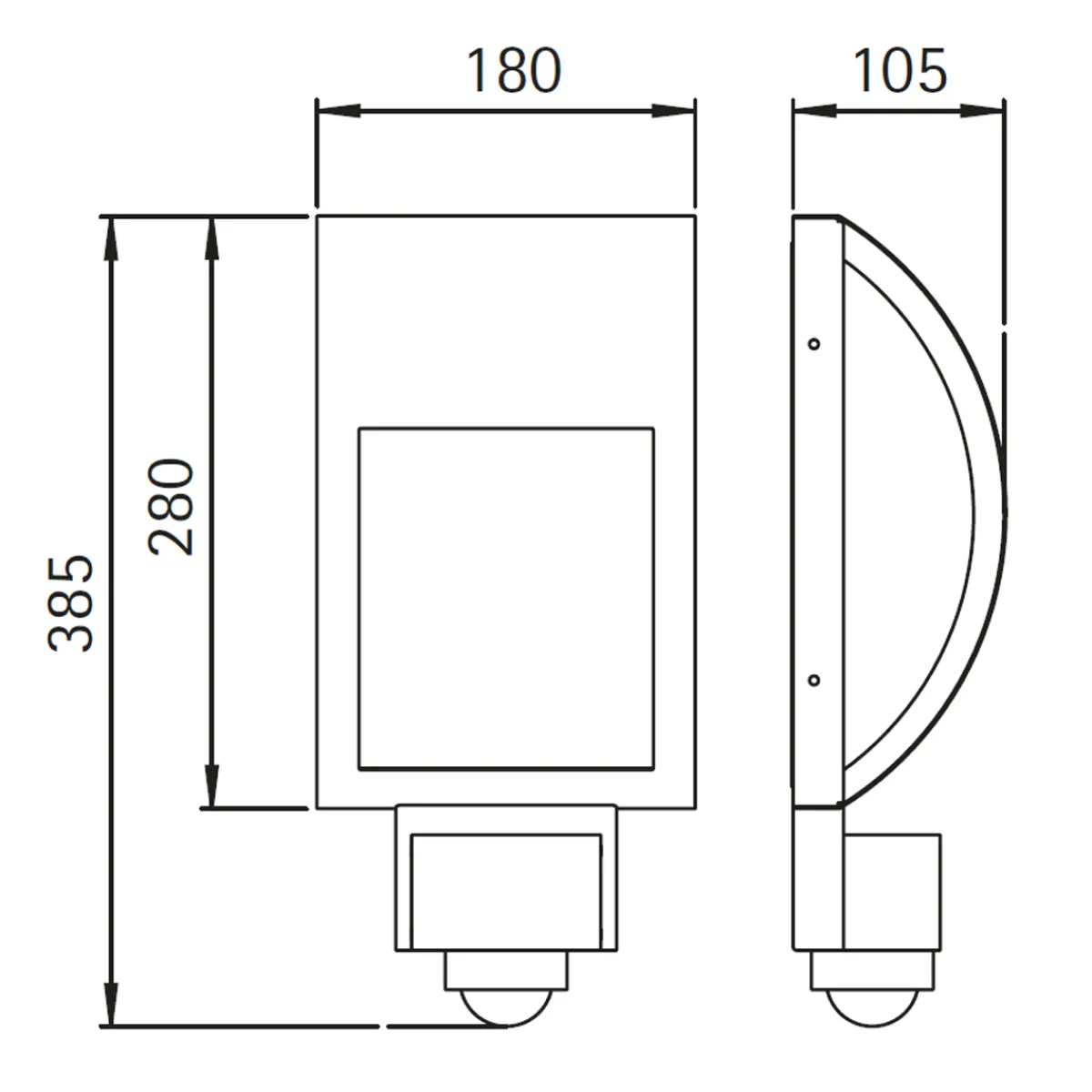 Hot 6961/2 Außenwandleuchte Wandleuchten