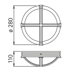 Outlet 6230 Außenwandleuchte Wandleuchten