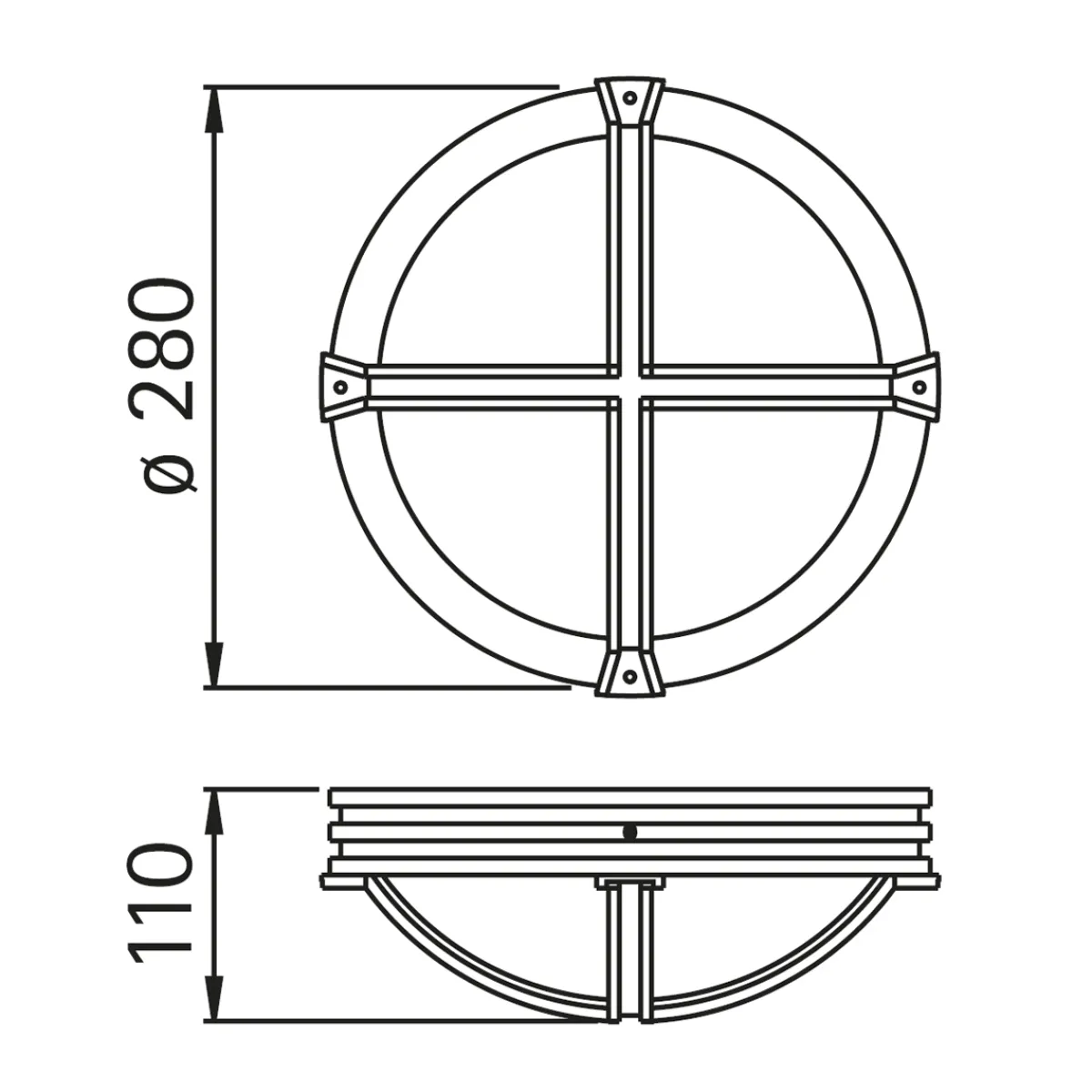 Outlet 6230 Außenwandleuchte Wandleuchten