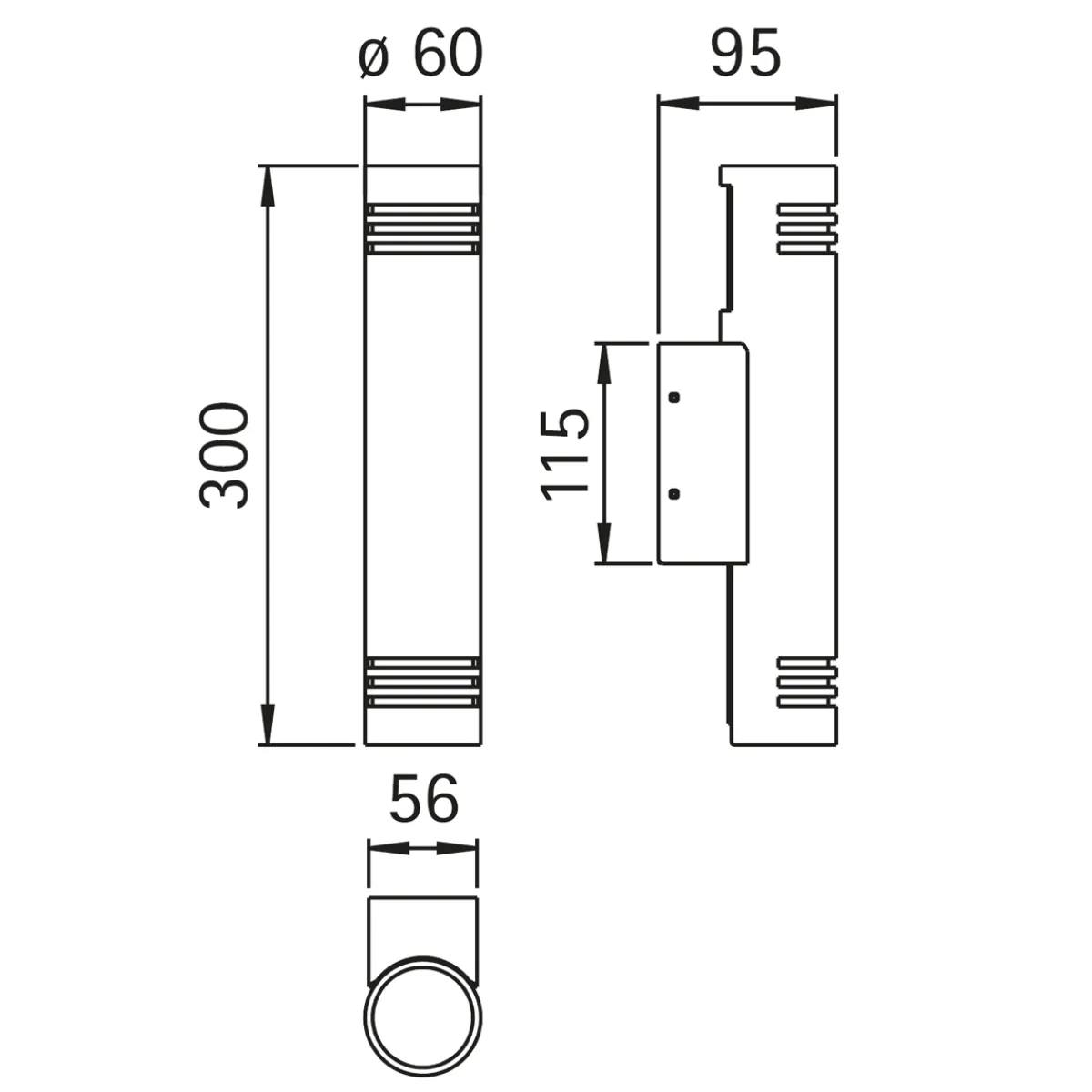 Outlet 690208 Außenwandleuchte Wandleuchten