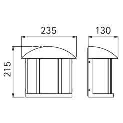 Discount 3225 Außenwandleuchte Terrassen|Hauseingänge