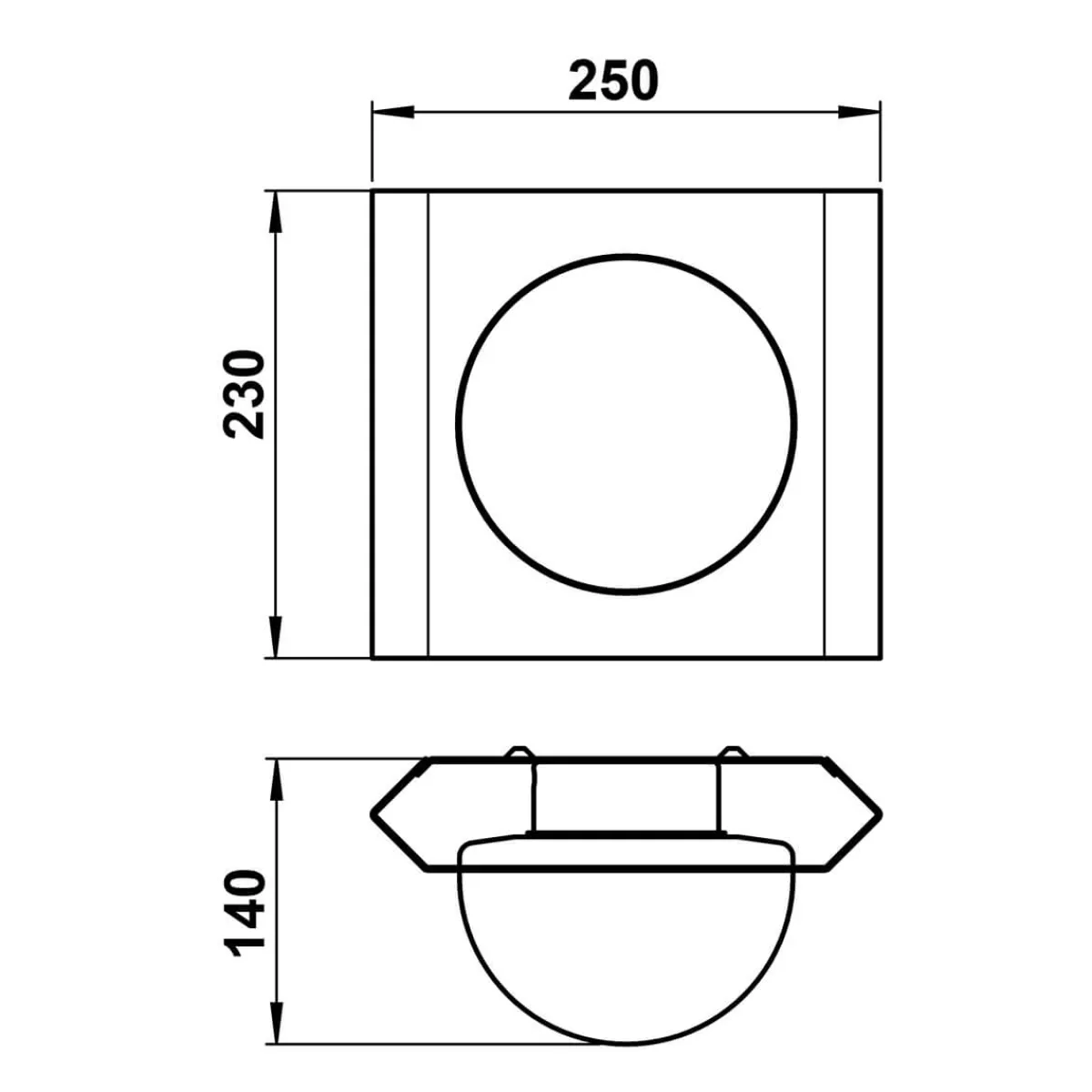 New 626116 Außenwandleuchte Wandleuchten
