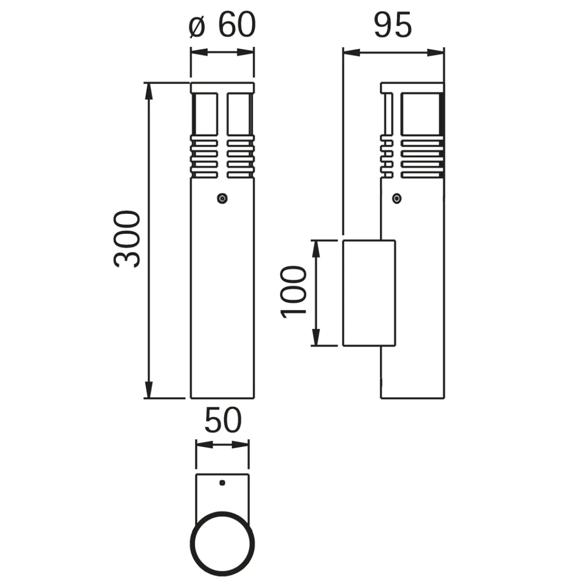 Hot 690205 Außenwandleuchte Wandleuchten