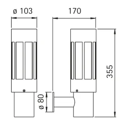 Sale 6902 Außenwandleuchte Wandleuchten