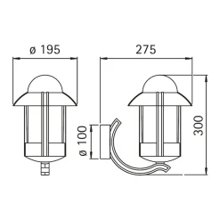 Discount 1840 Außenwandleuchte Wandleuchten