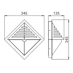 Outlet 690220 Außenwandleuchte Wandleuchten