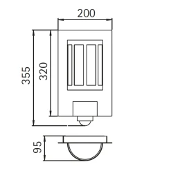 Hot 69611/4 Außenwandleuchte Wandleuchten