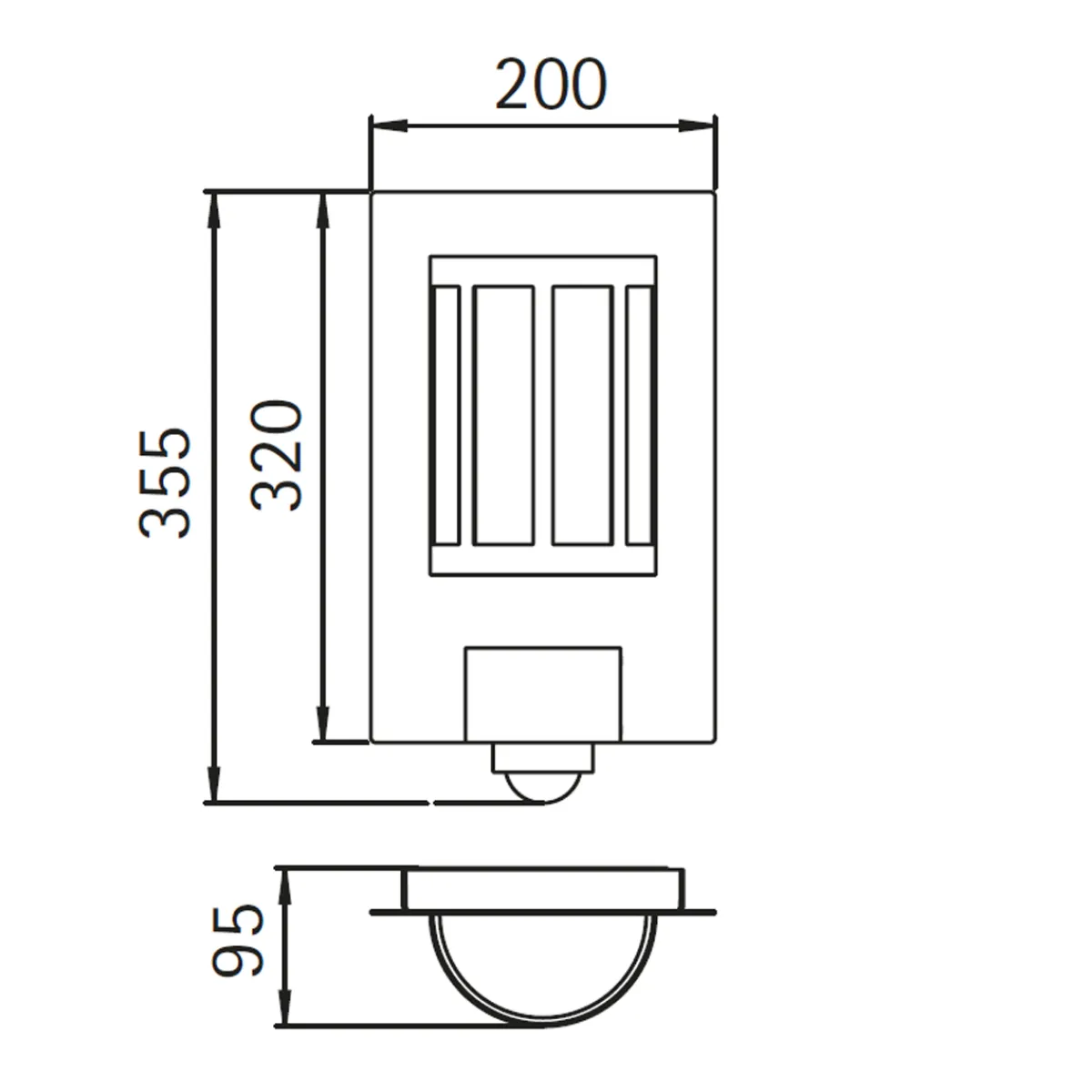 Hot 69611/4 Außenwandleuchte Wandleuchten