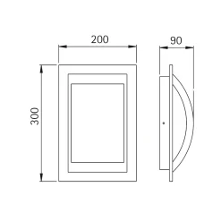 6199 Außenwandleuchte Wandleuchten
