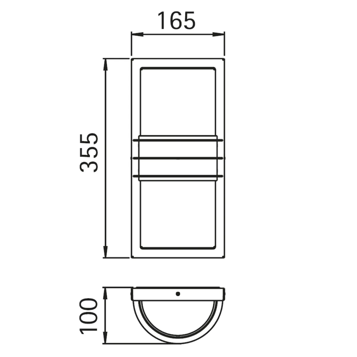 Discount 696131 Außenwandleuchte Wandleuchten