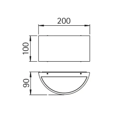Discount 6147 Außenwandleuchte, Auslaufmodell Wandleuchten