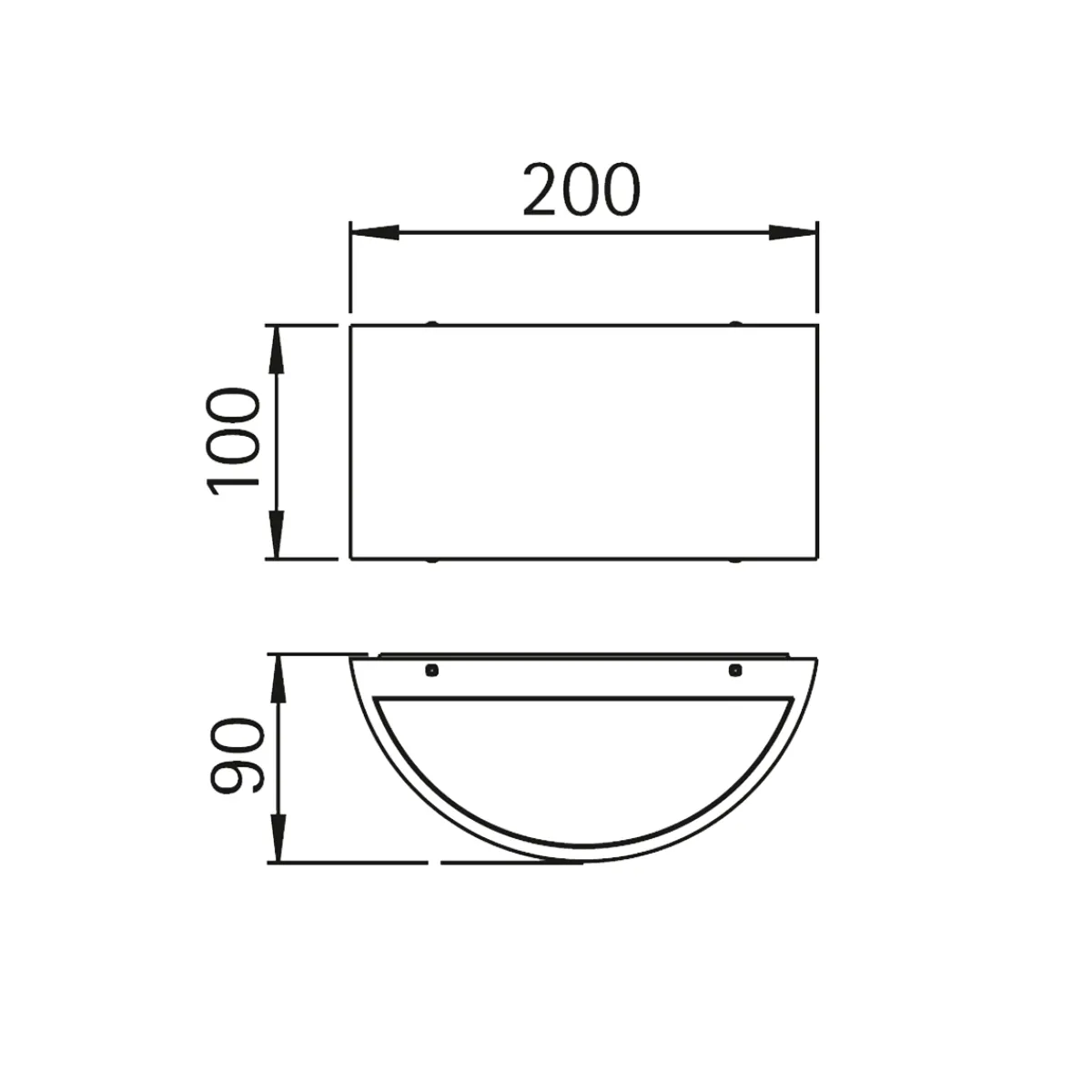 Discount 6147 Außenwandleuchte, Auslaufmodell Wandleuchten