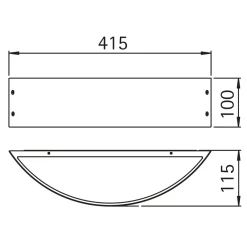 Discount 69634 Außenwandleuchte LED Wandleuchten
