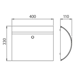 Best 690771 Briefkasten Briefkästen & Paketboxen|Hausnummern & Briefkästen
