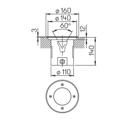 Sale 692189 Erdeinbaustrahler, schwenkbar Strahler & Scheinwerfer|Bodenleuchten