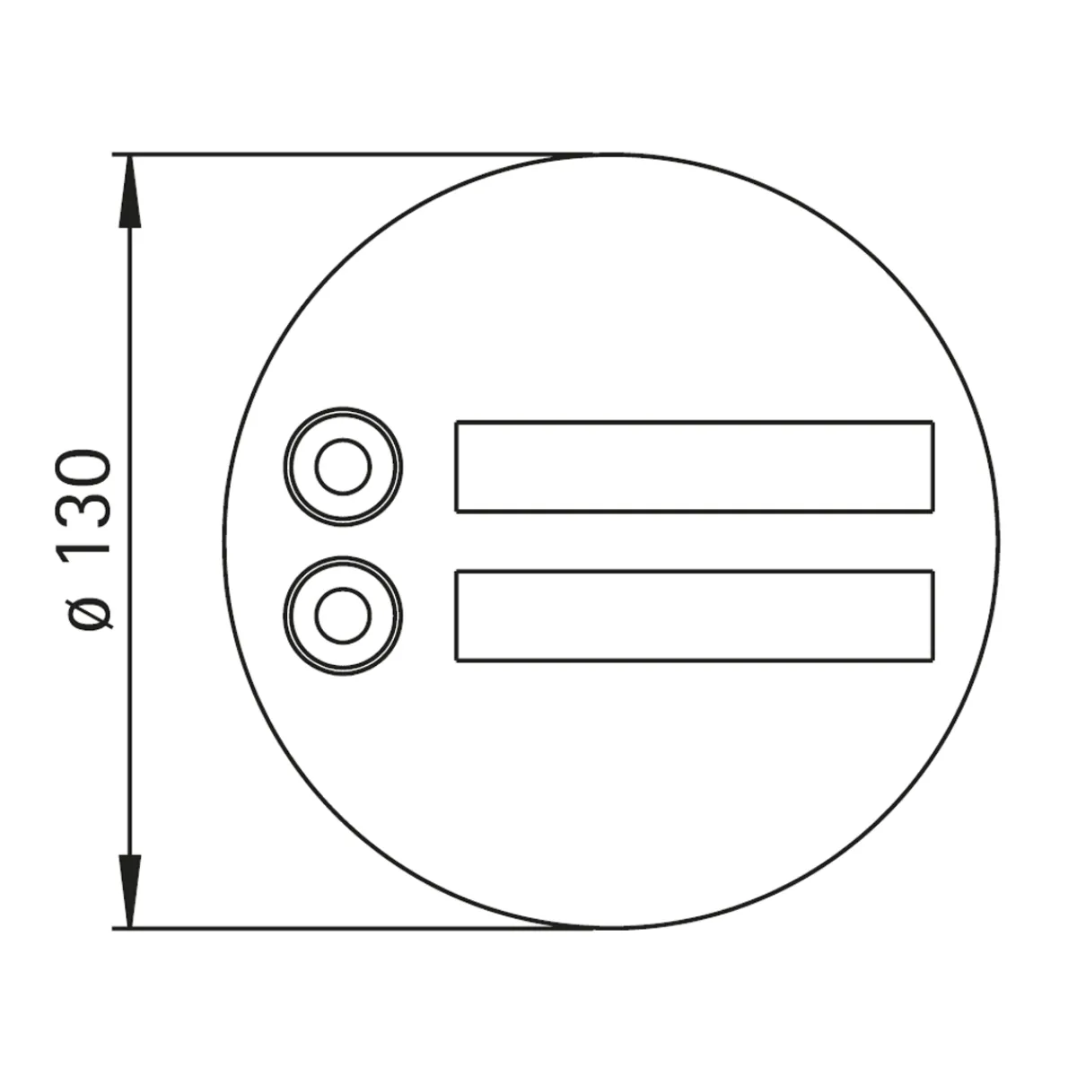 Clearance 690945/6 Klingelplatte Hausnummern & Briefkästen