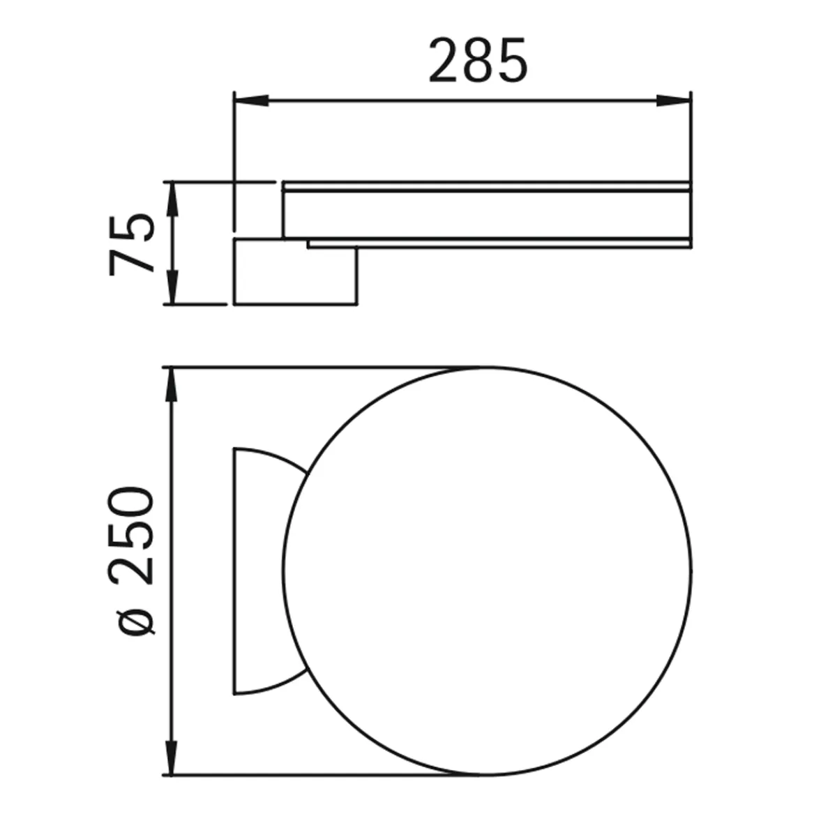 Best 0295 LED Außenwandleuchte, Abverkaufsware Wandleuchten