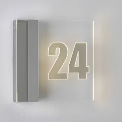 Hot 696006/7 LED Hausnummernleuchte Wandleuchten|Hausnummern & Briefkästen