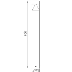 Sale 2295 LED Pollerleuchte Stehleuchten