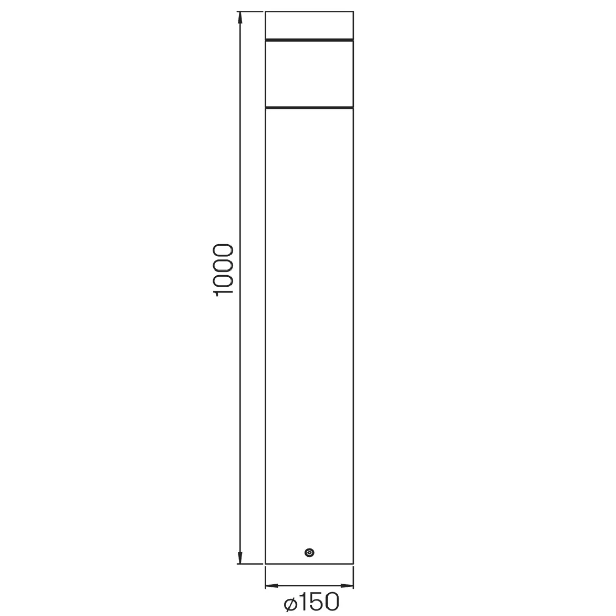 Online 2274 LED Pollerleuchte Wege/Zufahrten|Hauseingänge
