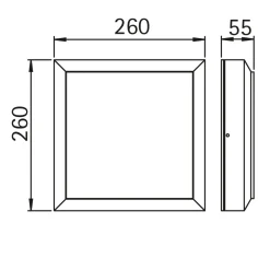 Outlet 6561 LED Wand- / Deckenleuchte Wandleuchten|Deckenleuchten