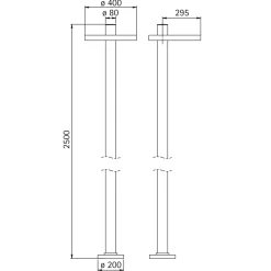 Sale 0864 Mastleuchte Stehleuchten