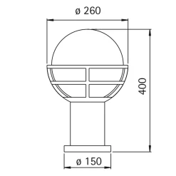 Outlet 0520 Sockelleuchte Stehleuchten