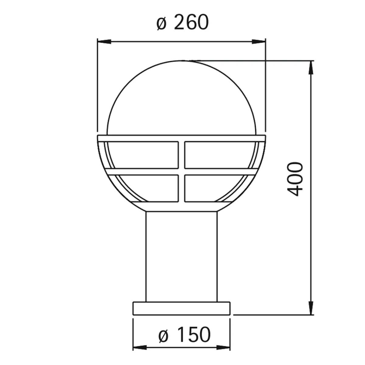 Outlet 0520 Sockelleuchte Stehleuchten