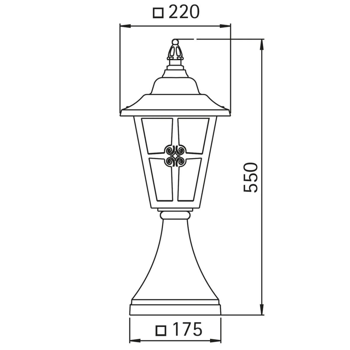 Outlet 0532 Sockelleuchte Stehleuchten