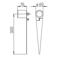 Sale 622399 Spießstrahler Grünflächen|Strahler & Scheinwerfer