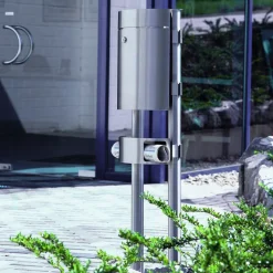 Discount 690765 Standbriefkasten mit Zeitungsfach Briefkästen & Paketboxen|Hausnummern & Briefkästen