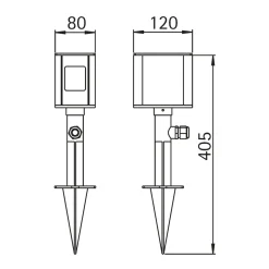 Sale 66210 Steckdosenspieß Energie- & Steckdosensäulen
