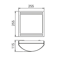 Hot 69640 Wand- / Deckenleuchte Wandleuchten|Deckenleuchten