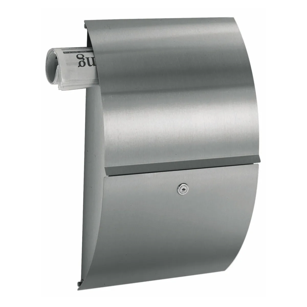 New 690755 Wandbriefkasten mit Zeitungsfach Briefkästen & Paketboxen|Hausnummern & Briefkästen