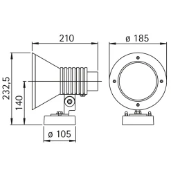 Outlet 2182 Wandstrahler Wandleuchten|Strahler & Scheinwerfer