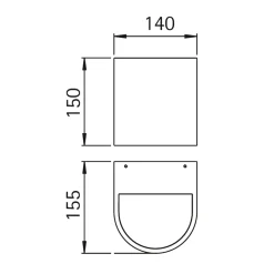 Hot 2402 Wandstrahler, breit/breit Wandleuchten|Strahler & Scheinwerfer