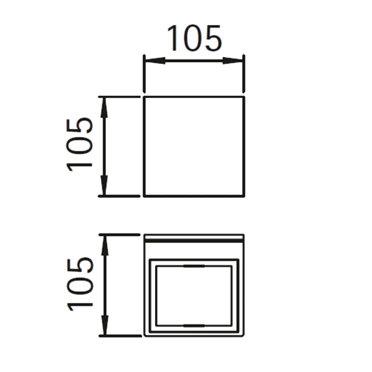 Discount 2340 Wandstrahler, breit/breit Wandleuchten|Strahler & Scheinwerfer