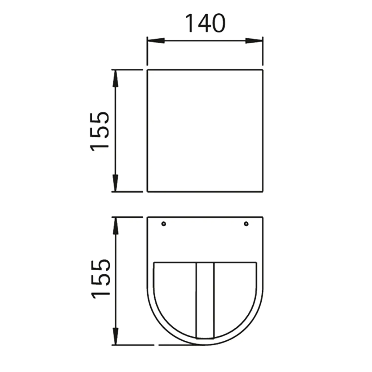 Outlet 692404 Wandstrahler, eng/breit Wandleuchten|Strahler & Scheinwerfer