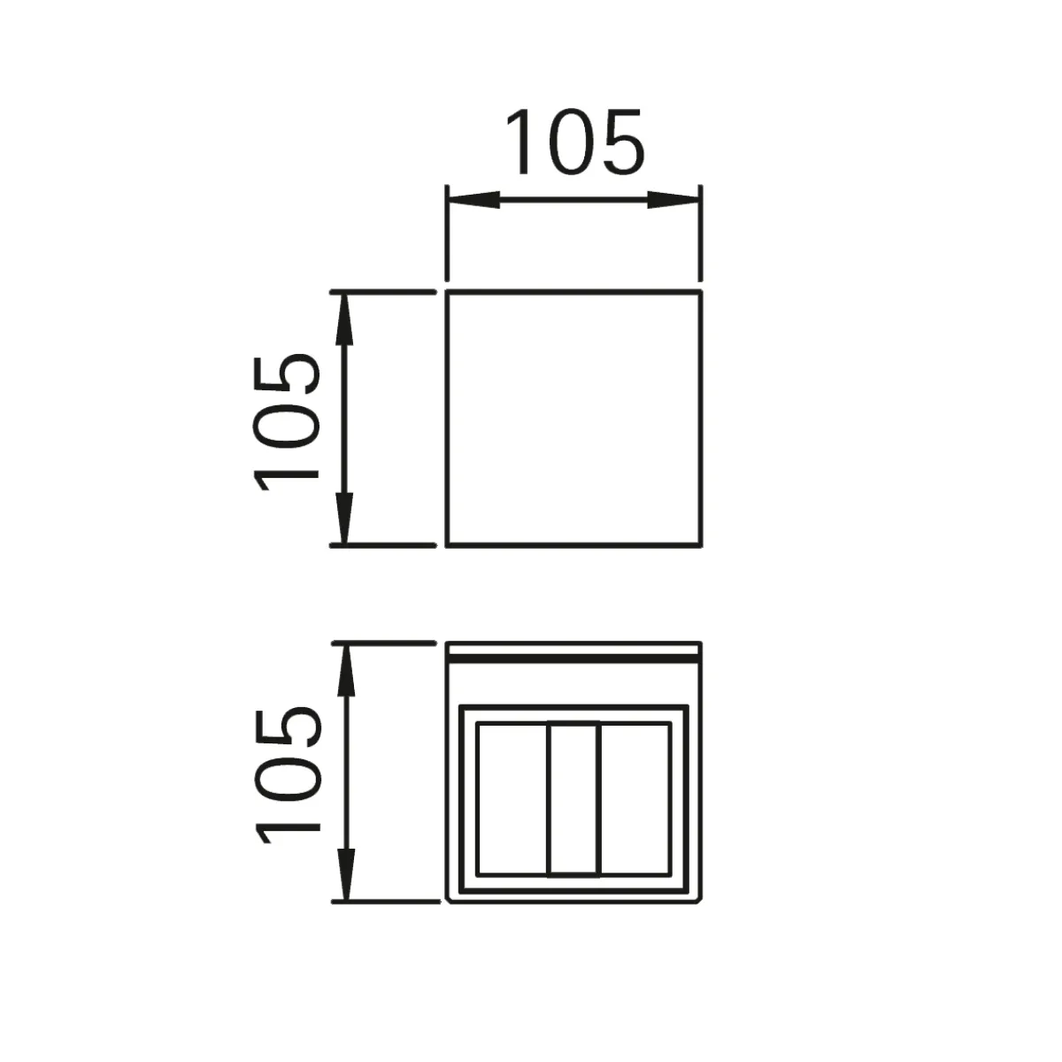 Discount 692374 Wandstrahler, eng/breit Wandleuchten|Strahler & Scheinwerfer