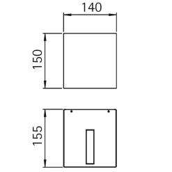 692412 Wandstrahler, eng/eng Wandleuchten|Strahler & Scheinwerfer