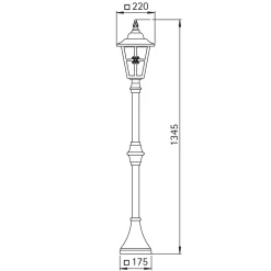 Online 4136 Wegeleuchte Stehleuchten