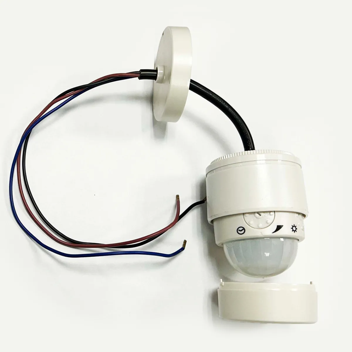 Bewegungsmelder für Leuchten ohne Dauerlichtfunktion Montagezubehör