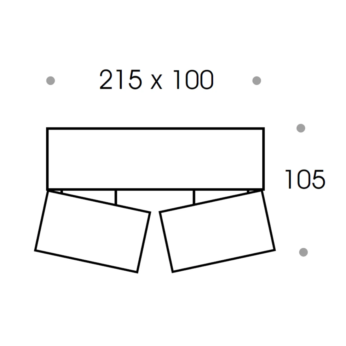 Discount Easy Double LED Wand- / Deckenleuchte Wandleuchten|Strahler